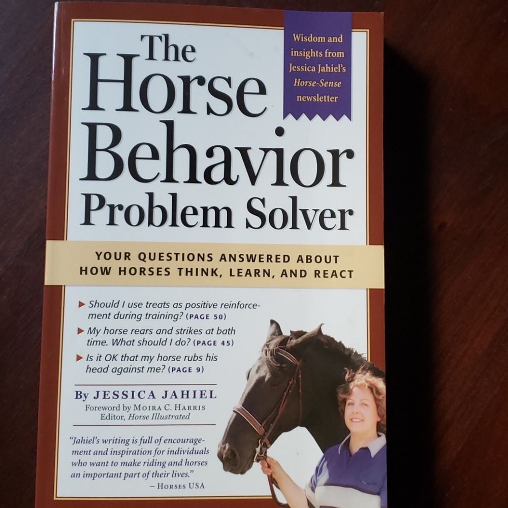 Equestrian Book HORSE Behavior Problem SOLVER